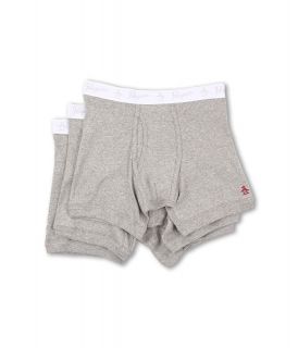 Original Penguin 100% Cotton 3 Pack Boxer Brief Mens Underwear (Gray)
