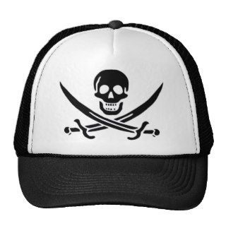 Authentic Pirate Flag of Jack Rackam Mesh Hats