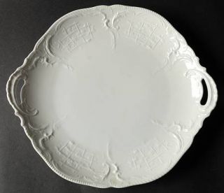 Rosenthal   Continental Sanssouci White Handled Cake Plate, Fine China Dinnerwar