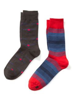 Grad and Native Print Socks (2 Pack) by Richer Poorer