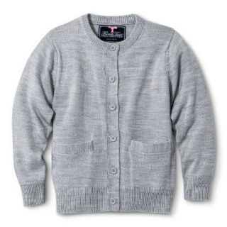 French Toast Girls School Uniform Knit Cardigan Sweater   Grey 7