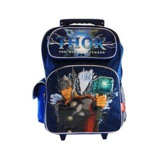 Full Size Blue Thor the Mighty Avenger Rolling Backpack with Wheels Clothing