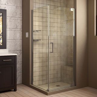 Dreamline Elegance 34 X 30 Frameless Pivot Shower Enclosure