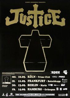 Justice The Cross 2007   Concert Music Poster Concertposter   Prints