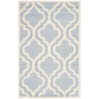 Safavieh Handmade Cambridge Moroccan Light Blue Wool Oriental Rug (26 X 4)