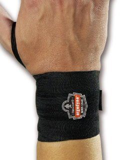 Ergodyne 420 Wrist Wrap with Thumb Loop, Black, Small/Medium