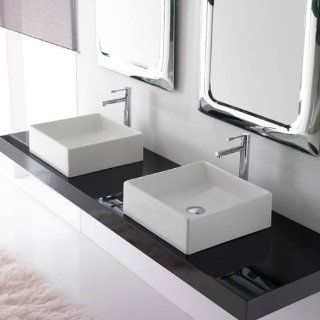 Scarabeo by Nameeks 803140 Teorema 40 Countertop Washbasin 803140   Bathroom Sinks