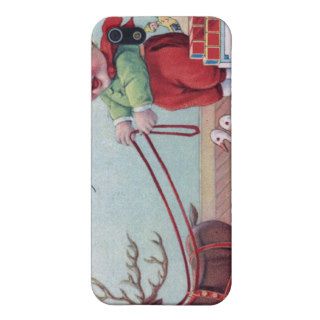 A Happy Christmas to YouBoy on a Sleigh Case For iPhone 5