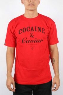 Crooks & Castles   Mens Cocaine & Caviar T Shirt in Red, Size Medium, Color Red at  Mens Clothing store Fashion T Shirts