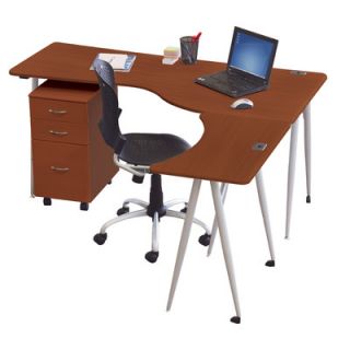 Balt Iflex Home Office Desk 90258 / 90259 Color Cherry