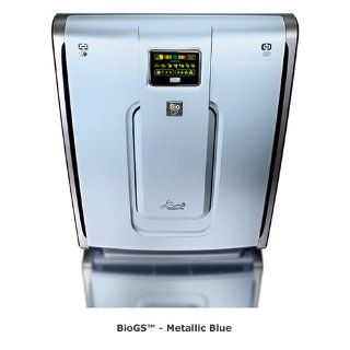 Rabbit Air BioGS (model 421A   covers 600 sq. ft.) High Quality Ultra Quiet Air Purifier   Low Maintenance   Washable Filters, Metallic Blue Home & Kitchen