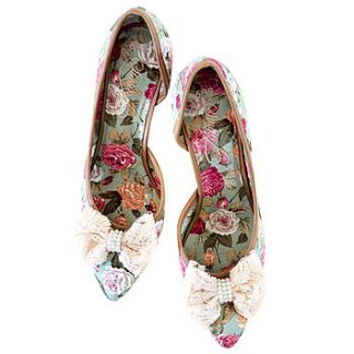 rose floral court shoes *rrp £80* by stasia