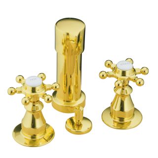 KOHLER Antique Vibrant Polished Brass Vertical Spray Bidet Faucet