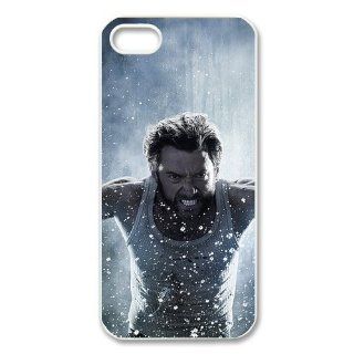 Custome Movie��Wolverine��Actor Hugh Jackman Superstar Handsome Man Phone Case Apple iPhone 5,5S Hard Plastic Shell Case Cover  VC 2013 01132 Cell Phones & Accessories