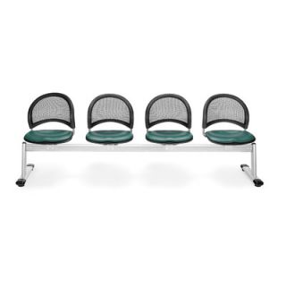 OFM Stars and Moon Four Mesh Beam Seating 334 Seat Cover Vinyl Teal