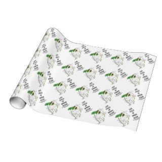 Life Cycle Of Green Algae Wrapping Paper