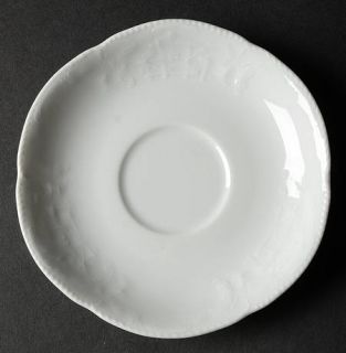 Rosenthal   Continental Sanssouci White Saucer for Flat Cup, Fine China Dinnerwa