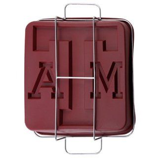 Texas A&M Aggies Silicone Cake FANPAN and Stand Kitchen & Dining