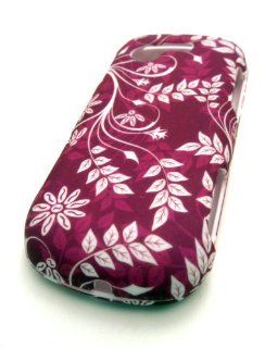 Samsung S425G SGh 425G PINK VINE FLOWER Matte Case Skin Cover Faceplate Mobile Phone Accessory Cell Phones & Accessories