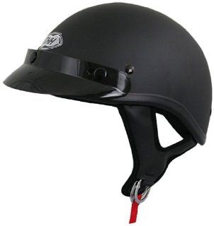 THH T 70 Half Helmet (Flat Black, Large) Automotive