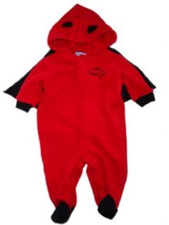 Little By Little Red Coverall Says Little Devil Size 0/3 Months Clothing