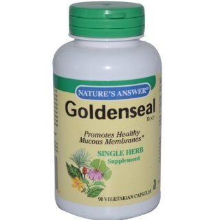 Nature's Answer Goldenseal Root, 90 Vegetarian Capsules Health & Personal Care