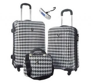 Heys 2 pc Hardside Spinner Luggage Set with Vanity Case and Scale —