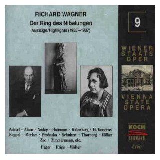 Vienna State Opera Live Volume 9   Wagner Der Ring des Nibelungen Highlights (1933 1937)(Koch)(2 CD Box Set) Music