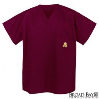 ASU Logo Scrubs Top Shirt  Arizona State University Men Ladies Clothing