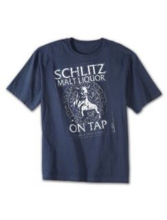 Schlitz Malt Liquor Screen T Shirt at  Mens Clothing store
