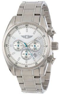 I By Invicta Men's 89083 001 Chronograph Silver Dial Stainless Steel Watch Watches