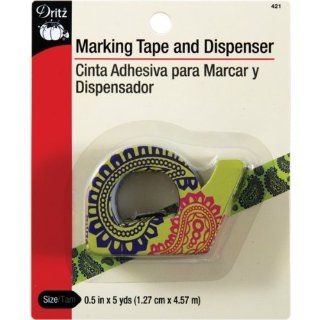 Dritz 421 1/2 Inch by 5 Yard Marking Tape and Dispenser, 2 Pack