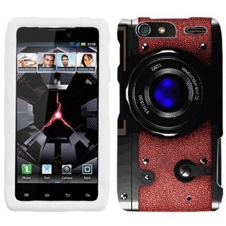 Motorola Droid Razr MAXX Vintage Retro Russian Fed5B 35mm Rangefinder Camera Red Phone Case Cover Cell Phones & Accessories