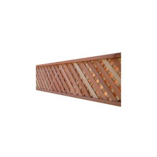 Redwood Privacy Wood Lattice (Common 2.5 in x 2 ft x 8 ft; Actual 2.25 in x 8 ft x 1.375 ft)