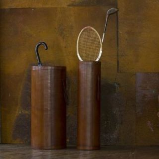 leather umbrella stand by ginger rose