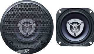 JVC CS V425 4 Inch 2 Way Coaxial Speakers (Pair, Blue)  Vehicle Speakers 