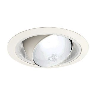 Juno Juno Downlights 6 in White Eyeball Recessed Light Trim