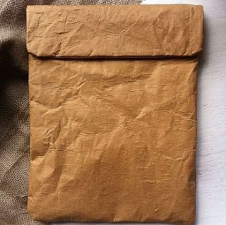 recycled brown paper tablet case by exclusive roots