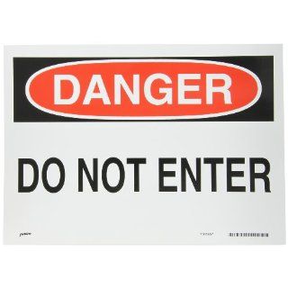 Brady SV428D Prinzing Danger Do Not enter (1 Each) Industrial Lockout Tagout Devices