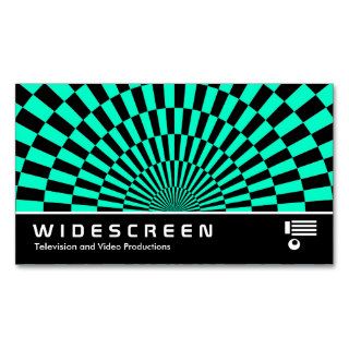 Widescreen 197   Art Deco Business Card Template