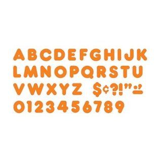 SCBT 440 13   READY LETTERS 2 INCH CASUAL ORANGE pack of 13