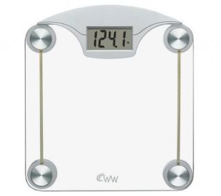Conair WW39 Weight Watchers Digital Glass & Chrome Scale —