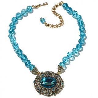 "Spring Bling" Beaded Crystal Accented 16 1/2" Drop Necklace