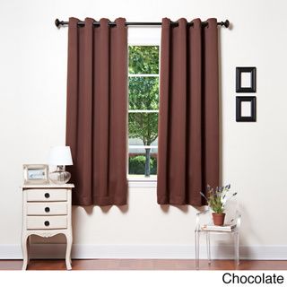 Grommet Top 64 inch Thermal Insulated Blackout Curtain Panel Pair Curtains