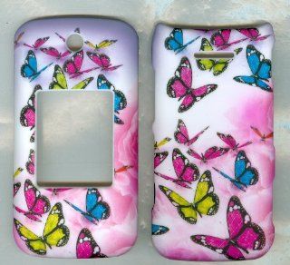 Rose Butterfly Lg Wine 2 Un430 U.s Cellular Case Cover Phone Snap on Cover Ca Cell Phones & Accessories