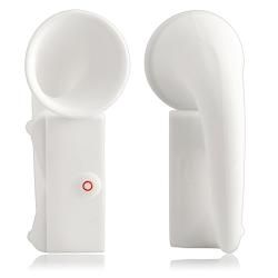 White Horn Stand Speaker/ Charger/ Mount for Apple iPhone 4/ 4S BasAcc Cases & Holders