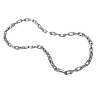 Mens Stainless Steel Oval Link Chain Necklace   24   Zales