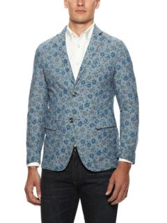 Floral Print Unconstructed Blazer by Barque