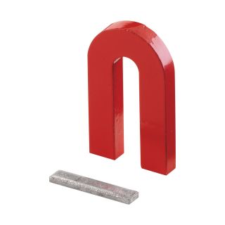 Master Magnetics Red Horseshoe Magnet, Model# 07225