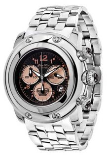 Glam Rock GRD10103SS  Watches,Miami Chronograph Black Dial Stainless Steel, Chronograph Glam Rock Quartz Watches